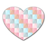 Background Pastel Heart Mousepads Front