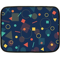 Background Geometric Fleece Blanket (mini) by HermanTelo