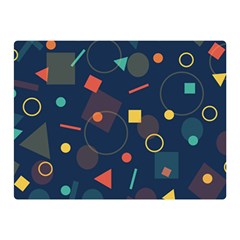 Background Geometric Double Sided Flano Blanket (mini) 