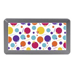 Background Polka Dot Memory Card Reader (mini) by HermanTelo