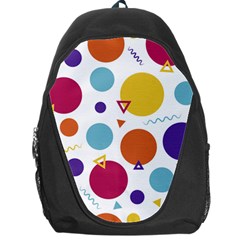 Background Polka Dot Backpack Bag by HermanTelo