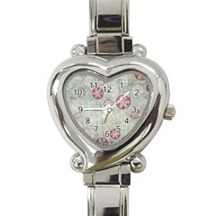 Background Christmas Vintage Old Heart Italian Charm Watch by HermanTelo