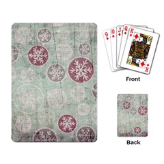 Background Christmas Vintage Old Playing Cards Single Design by HermanTelo