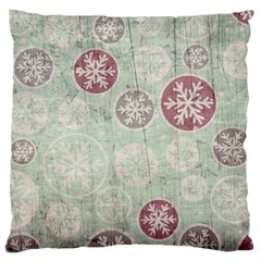 Background Christmas Vintage Old Large Cushion Case (two Sides) by HermanTelo