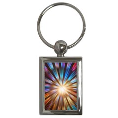 Background Spiral Abstract Key Chain (Rectangle)