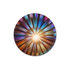 Background Spiral Abstract Magnet 3  (Round)