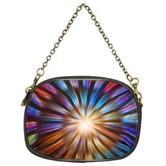 Background Spiral Abstract Chain Purse (One Side)