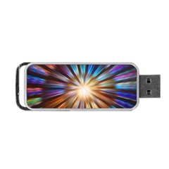 Background Spiral Abstract Portable USB Flash (Two Sides)