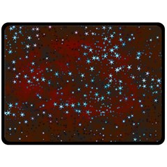 Background Star Christmas Fleece Blanket (large)  by HermanTelo