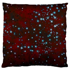Background Star Christmas Large Cushion Case (two Sides) by HermanTelo