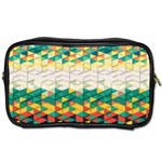 Background Triangle Toiletries Bag (Two Sides) Front