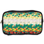 Background Triangle Toiletries Bag (Two Sides) Back