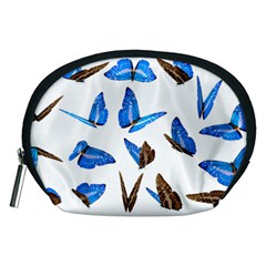 Butterfly Unique Background Accessory Pouch (medium) by HermanTelo