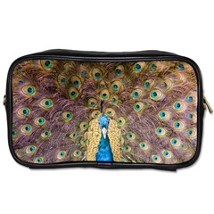 Bird Peacock Feather Toiletries Bag (one Side) by HermanTelo