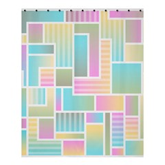 Color Blocks Abstract Background Shower Curtain 60  X 72  (medium)  by HermanTelo