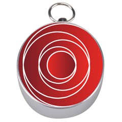 Circles Red Silver Compasses