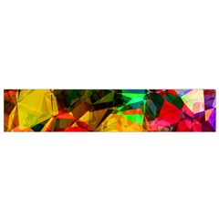 Color Abstract Polygon Small Flano Scarf