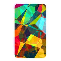 Color Abstract Polygon Background Memory Card Reader (rectangular) by HermanTelo