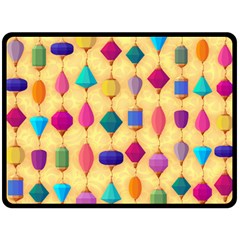 Colorful Background Stones Jewels Double Sided Fleece Blanket (large)  by HermanTelo