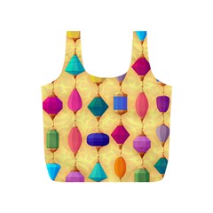 Colorful Background Stones Jewels Full Print Recycle Bag (s) by HermanTelo