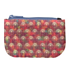 Colorful Background Abstract Large Coin Purse