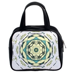 Circle Vector Background Abstract Classic Handbag (two Sides) by HermanTelo