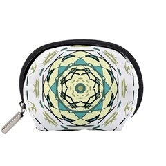 Circle Vector Background Abstract Accessory Pouch (small) by HermanTelo