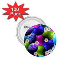 Eggs Happy Easter 1.75  Buttons (100 pack) 