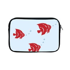 Fish Red Sea Water Swimming Apple Ipad Mini Zipper Cases