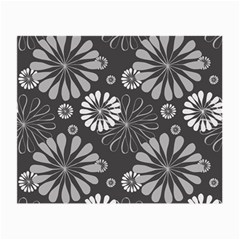 Floral Pattern Small Glasses Cloth (2 Sides) by HermanTelo