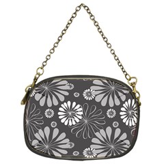 Floral Pattern Chain Purse (two Sides) by HermanTelo