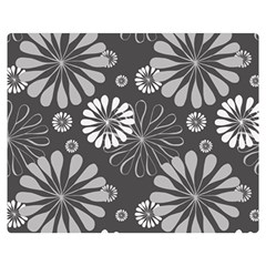 Floral Pattern Double Sided Flano Blanket (medium)  by HermanTelo