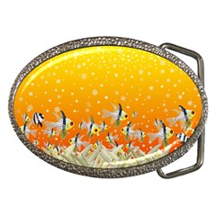 Fish Snow Coral Fairy Tale Belt Buckles by HermanTelo