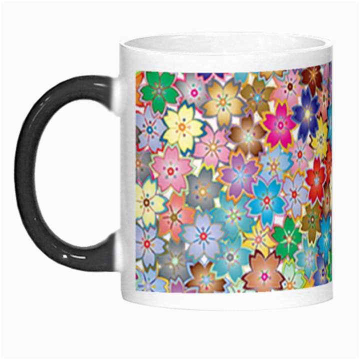 Floral Flowers Abstract Art Morph Mugs