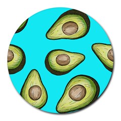 Fruite Avocado Round Mousepads by HermanTelo