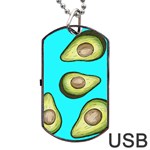 Fruite Avocado Dog Tag USB Flash (Two Sides) Front