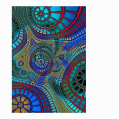 Fractal Abstract Line Wave Small Garden Flag (two Sides) by HermanTelo