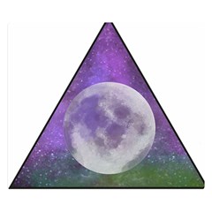 Form Triangle Moon Space Double Sided Flano Blanket (small) 