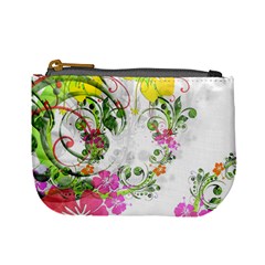 Flowers Floral Mini Coin Purse by HermanTelo