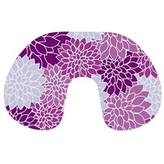 Floral Purple Travel Neck Pillow