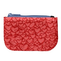 Hearts Love Valentine Large Coin Purse