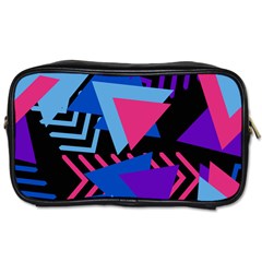 Memphis Pattern Geometric Abstract Toiletries Bag (one Side) by HermanTelo