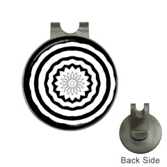 Mandala Hat Clips With Golf Markers by HermanTelo