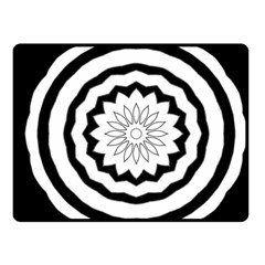 Mandala Double Sided Fleece Blanket (small) 