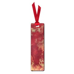 Marble Red Yellow Background Small Book Marks by HermanTelo