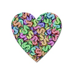 Money Currency Rainbow Heart Magnet by HermanTelo