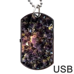 Amethyst Dog Tag Usb Flash (two Sides) by WensdaiAmbrose