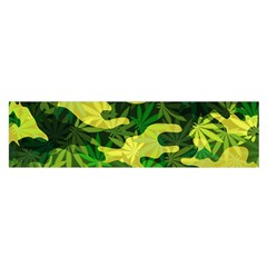 Marijuana Camouflage Cannabis Drug Satin Scarf (oblong)