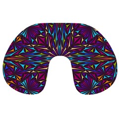 Kaleidoscope Triangle Curved Travel Neck Pillow