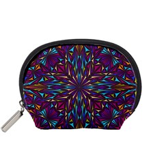 Kaleidoscope Triangle Curved Accessory Pouch (small) by HermanTelo